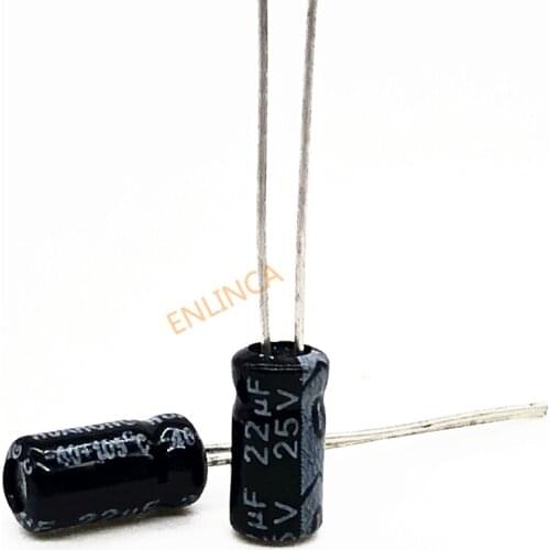 25V 22UF 4*7 aluminum electrolytic capacitor 22uf 25v 20