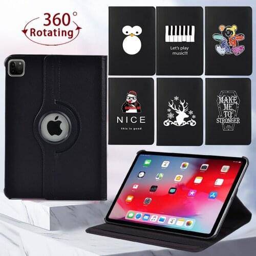 Tablet Case for Apple IPad Pro 9.7/IPad Pro 10.5/IPad Pro 11 360 Rotating Bracket Protective Cover+ Free Stylus