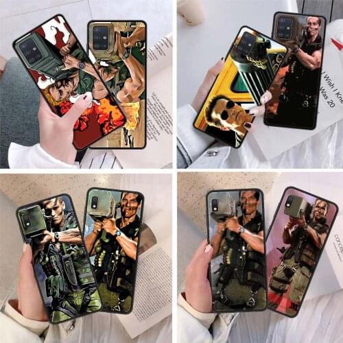 Arnold Schwarzenegger Movie Commando 1985 Case For Samsung Galaxy A51 A71 A21s A31 M31 A12 A41 A11 A42 5G M51 M30s Black Fundas