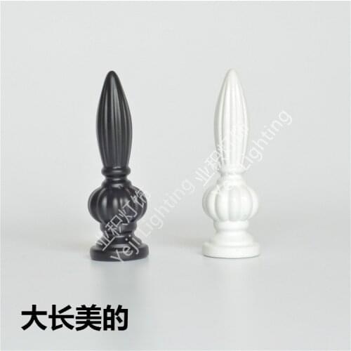 Black white Decorative nut Suitable for chandeliers European-style table lamp candle light Thread fixture Lighting Accessories