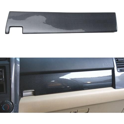 For Honda CRV CR-V 2007 2008 2009 2010 2011 1pc ABS Console Passenger Side Panel Trim Carbon Fiber Color Decorative Accessories