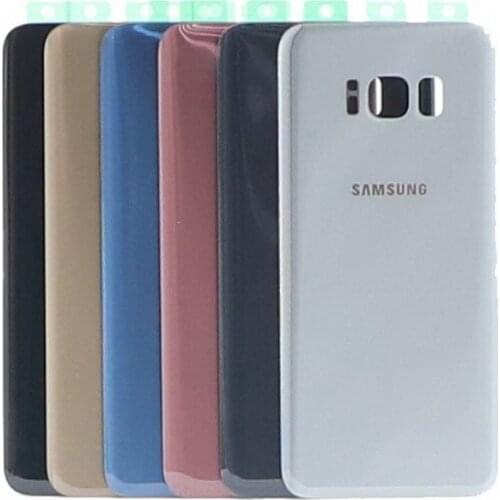 For Samsung Galaxy S8 S8Plus G950 SM-G950F G950FD G955 SM-G955F G955FD Back Rear Glass Case SAMSUNG S8 Phone Back Battery Cover