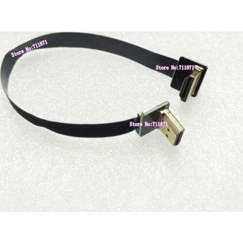 Double 90 Degree Down Bend UAV unmanned aerial vehicle HDMI Cable FPV HDTV Aerial Photography HDMI Cable Line FPV HDMI Line