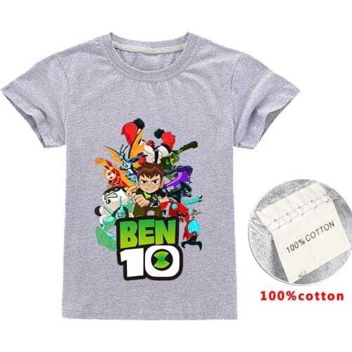 Ben10 Baby Boys t shirt short sleeve Clothes Fashion Tops Animation Derivatives Christmas Shirts Toddler Unisex
