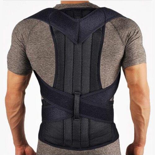 Spine Back Corset Posture Correction Steel Straps Posture Corrector Back Shoulder Support Belt Practical Elastic Back Braces