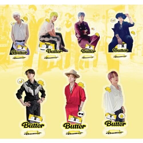 KPOP Bangtan Boys New Album Butter Acrylic Stand Up Stars The Same Model