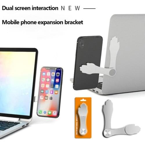 Laptop CellPhone Mount Collapsible Metal Paste Base Office Monitor Magnetic Holder Adapt to Magnetic Aluminum Bracket