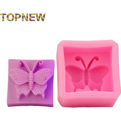 Cute 3D Butterfly Shape Silicone Cake Molds Non-Stick Sugar Jelly Jello Fondant Ice Soap Moulds Kitchen Accessories Fast C1632