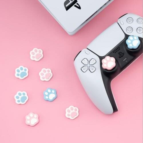 Cat Paw Thumb Stick Grip Cap Joystick Cover For Sony Dualshock 5/4/3 PS5/PS4/PS3/Xbox 360/Switch Pro Controller Thumbstick Case