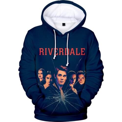 Pop TV series Riverdale 3D Hoodies Men Women Sweatshirt Kids Streetwear Fashion Full Printed Riverdale casual pullovers tops