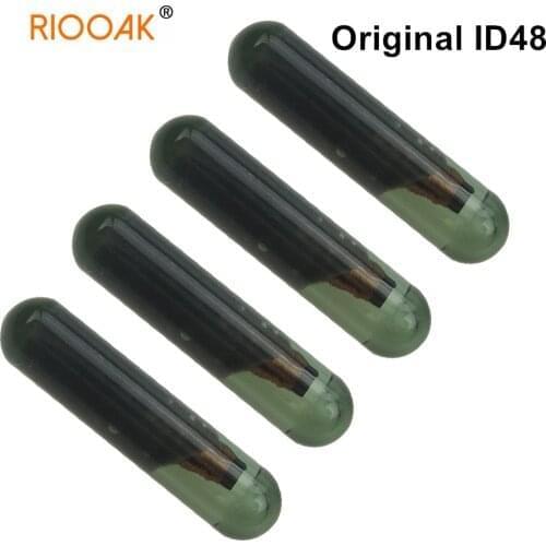 10pcs/lot Original ID48 Glass Chip Auto Transponder Chip ID 48 Chip for VW Audi Skoda Honda Car Key Blank