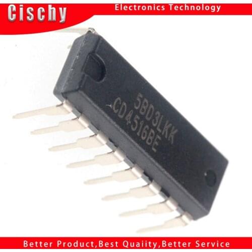 10PCS CD4516BE DIP16 MC14516BCP MC14516 CD4516 DIP 4516BE DIP-16 new and original IC