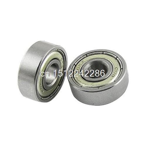 5 Pcs 606Z Double Shielded 6mm ID 17mm OD Mini Metric Ball Bearings