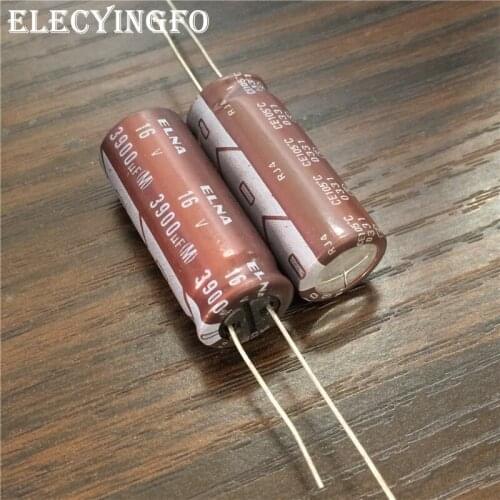 50pcs 3900uF 16V3900uf Japan ELNA RJ4 Series 12.5x30mm 16V3900uF Audio capacitor