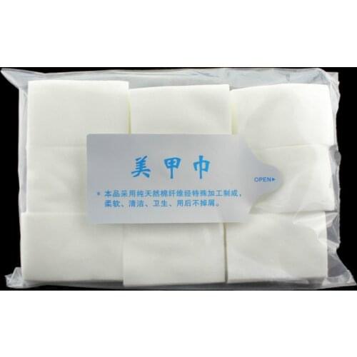 500/900Pcs/Bag Cotton Nail Towel Gel Polish Remover Professional Salon Use or Home Use Manicure Lint-Free Wipes Cotton Lint