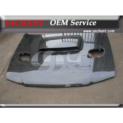 Car-Styling Carbon Fiber Front Hood Fit For 1998-2001 GC Series WRX STI OEM Style Hood Bonnet With Vents