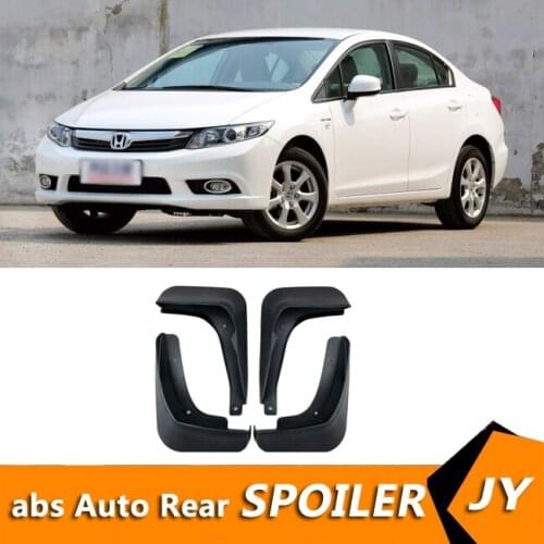 For Honda Civic 2012-2014 Mudflaps Splash Guards Front With the color and rear Mud Flap Mudguards Fender Modified special