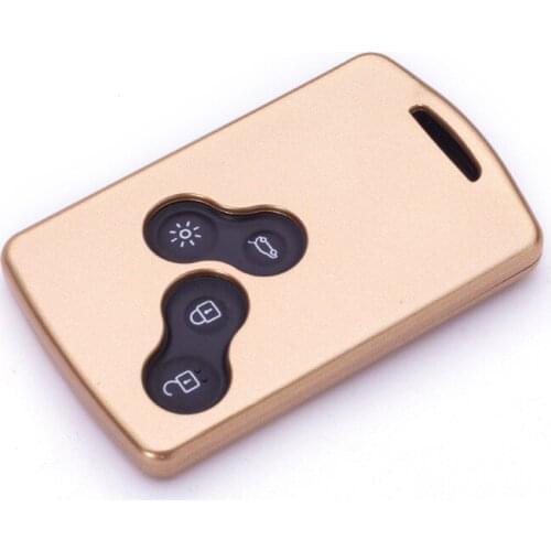 4 buttons car key case cover For Renault Duster Captur Clio Logan Megane 1 2 3 Koleos Scenic cover keys accessories