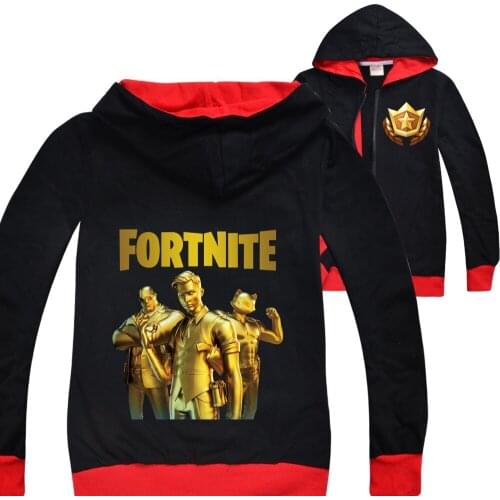 FORTNITE Hot Game Children Coat With Zipper Spring Autumn Baby Boys Girls Hoodies FORTNITE Kids Clothes Fashion Boys Coat