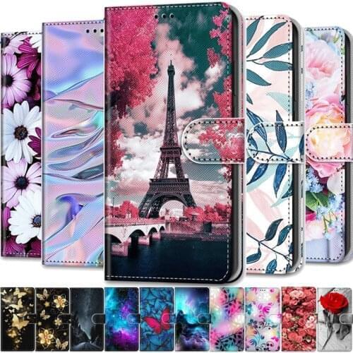 Leather Magnetic Case For OPPO Realme Narzo20 Narzo 20 10 30 A 30A 20A 10A Narzo30A Phone Cover Flip Wallet Painted Funda Etui