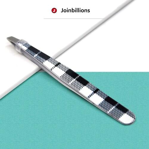 Colorful Stainless Steel Beauty Hair Eyebrow Removal Tools Makeup Eyelash Tweezers