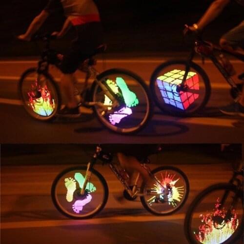 Hot! Bicycle Motorcycle Bike Tyre Tire Wheel Lights 32 LED Flash Spoke Light Lamp Outdoor Cycling Lights For 24 Inches Wheel