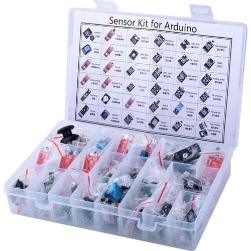 45 in 1 Sensors Modules 16 in 1 Robot Projects Starte Kit For Arduino Raspberry Pi Better Than 37 in 1 DIY UNO R3 MEGA2560
