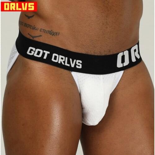 ORLVS Brand sexy gay briefs men bikini male underwear slip hombre calzoncillos hombre kinckers for men briefs addicted underwear