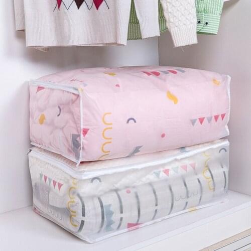 Quilt finishing bag clothes packing bag waterproof and moisture proof moving artifact luggage bag quilt dust-proof bag