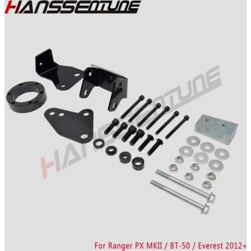 HANSSENTUNE 2WD 4WD Front Bolt In Diff Drop Kit 2" - 4" For Ranger PX MKII / BT-50 / Everest 2012