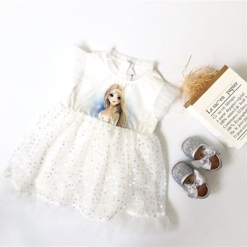 Tonytaobaby Princess Dress Girls 3D Printing Dress Childrens Clothing Kids Dresses for Girls