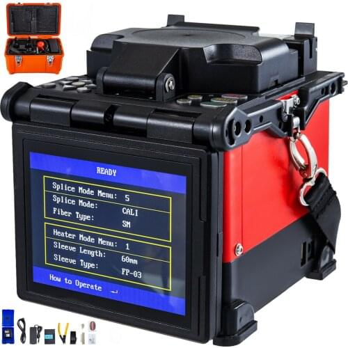 JW4108S Fiber Optic Fusion Splicer Machine, for fiber optic and cable projects / maintenance scientific research