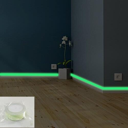 Luminous Band Baseboard Wall Sticker Baby Living Room Bedroom Home Decoration Decal Glow In The Dark Toy DIY Strip Stickers