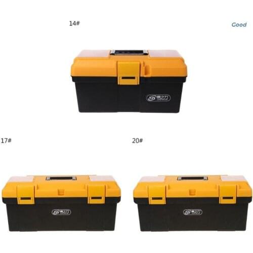 14" 17" 20" Portable Large Household Maintenance Electrician Tool Box Multifunctional Hardware Auto Car Repair Thicken Toolbox