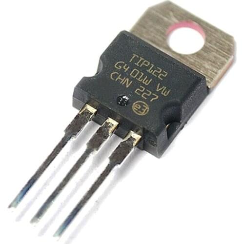 10pcs TIP122 5A/100V NPN TO220 TIP122 TO-220 Darlington transistor three-terminal regulator package new and original