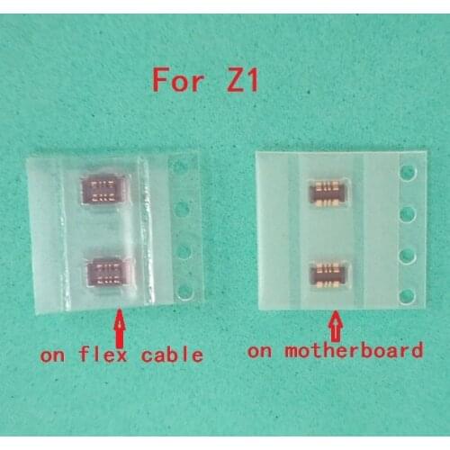 2PCS Battery FPC Connector Plug Clip Holder on Logic Board FPC Parts For Lenovo Zuk Z1