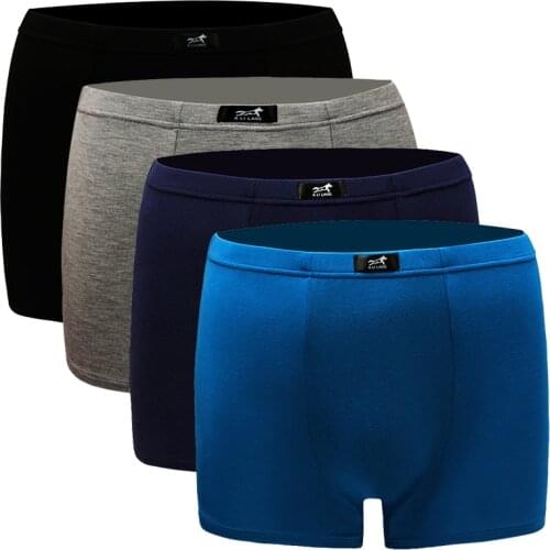 4pcs/lot Boxershorts Modal Boxers Men Underwear Mens Underwear 4 Pieces Soft Boxer for Men Sexy Young Male Underpants U847
