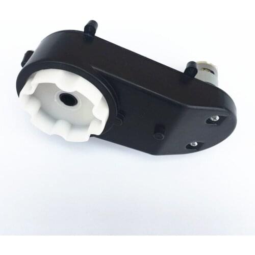 Children electric car gearbox with motor, 390 motor with gear box,baby car reducer gearbox