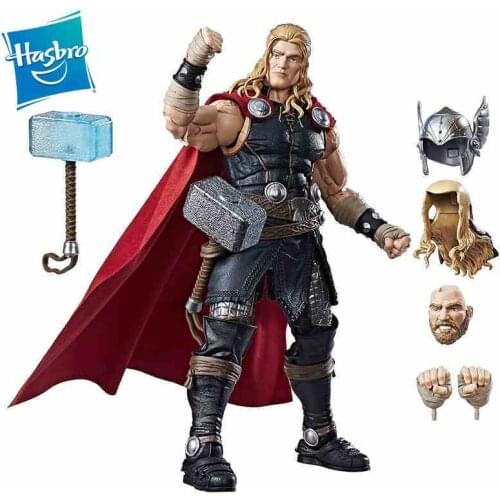 Hasbro The Avengers Anime Figure Thor Toy Figure Desktop Ornaments Deformation Robot Birthday Present Gift Collection