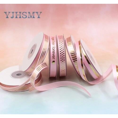 I-19305-693,5yards 10mm geometric Hot stamping Ribbons gift packaging accessories and decorations,DIY handmade materials ribbon