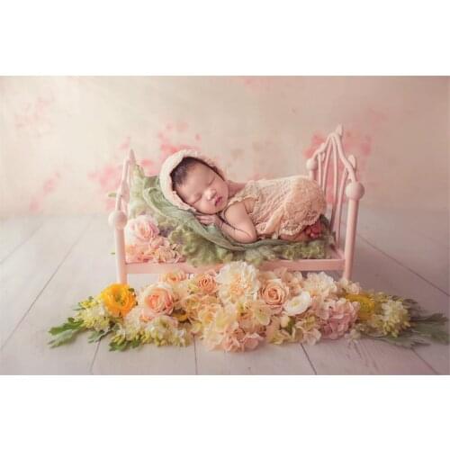 Newborn photography props wrought iron baby princess bed infant cute bed photo props studio