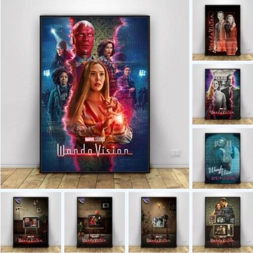 Marvel The Avengers Movie TV Show Retro Posters and Prints Canvas Paintings on The Wall Art Cuadros Pictures Home Decoration