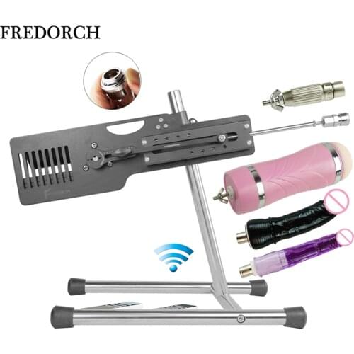 FREDORCH Premium Sex Machine, 360 degree adjustment love machine Quiet, 120W Turbo Gear Power, Intelligent frequency conversion