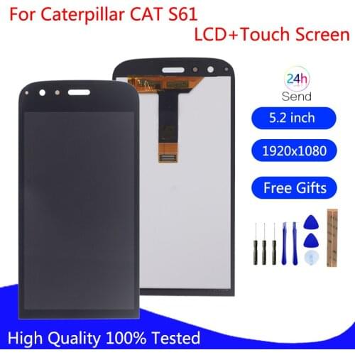 For Caterpillar CAT S61 LCD Display Touch Screen Mobile Repari Parts For Caterpillar CAT S61 Screen LCD Display Free Tools