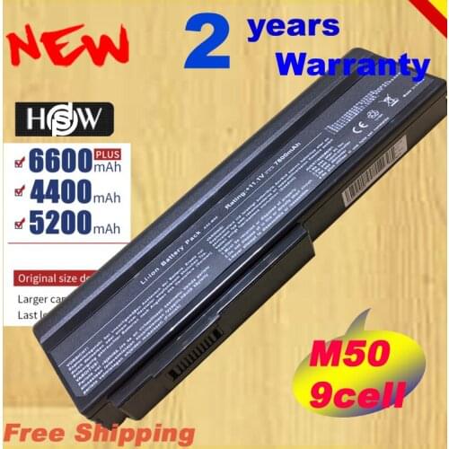 [Special price]7800mAH Laptop Battery for Asus N53 A32 M50 M50s N53S N53SV A32-M50 A32-N61 A32-X64 A33-M50 Fast shipping