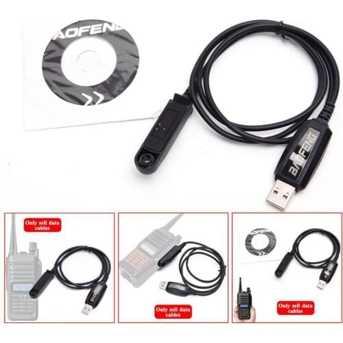 Baofeng USB Programming Cable Walkie Talkie Data Cable Coding Cord K Port Program Wire For UV-9R PLUS A58 BF-9700 Accessories