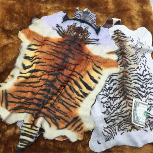 1/6 Scale Scene Accessories Simulation Carpet Tiger Skin Carpet Cowhide for TBLeague PH 12 inch Action Figures Body Model