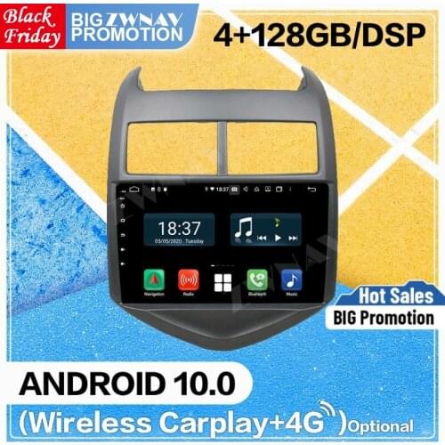 128GB Carplay Android 10.0 screen Car Multimedia DVD Player for Chevrolet aveo BT GPS Navi car Auto Radio Audio Stereo Head unit