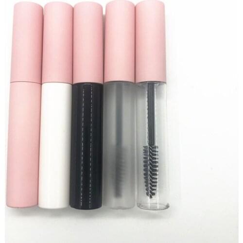 200Pieces 10ml Pink Empty Lip Gloss Tubes, Mascara Wand Tube ,Eyeliner Tubes with Rubber Stoppers