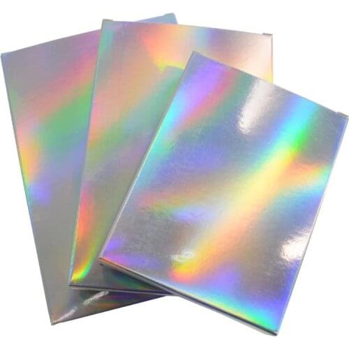 25pcs Laser Small Cartons Handmade Cosmetics Jewellery Packaging Paper Box Holographic Cardboard Paper Gift Boxes Wedding Party